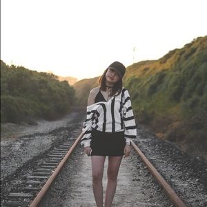 Married to the Mob Striped Sweater